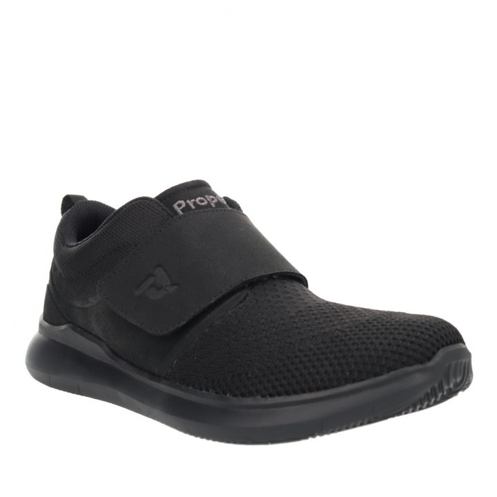 Viator black Men's walking shoe 3d view